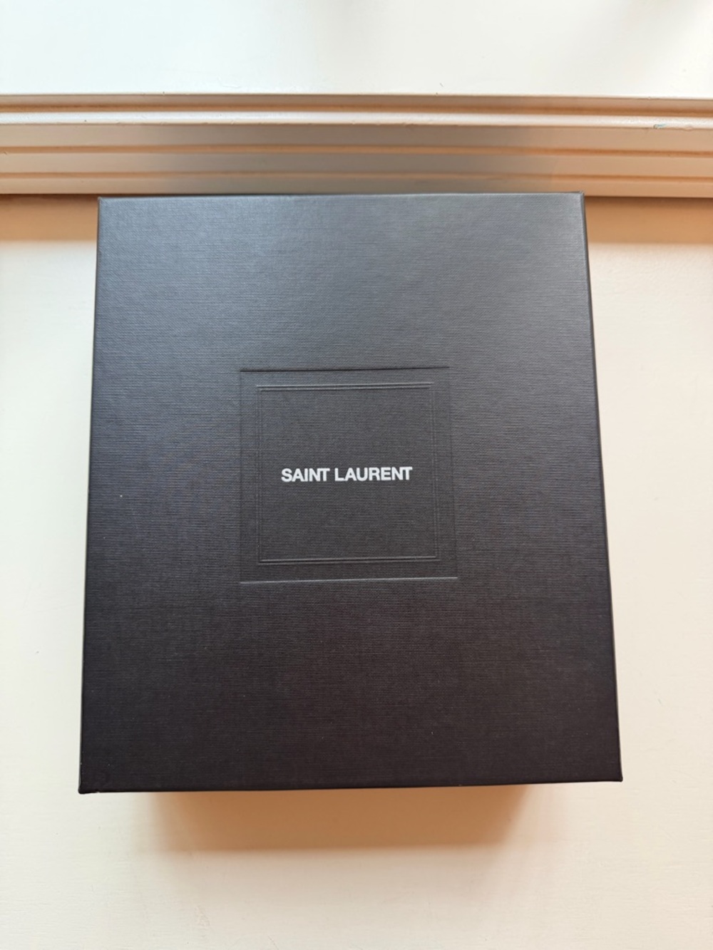 Saint Laurent Dark Beige Grain De Poudre Matelasse Mini Lou Camera Bag NWT/NIB - Picture 8 of 16
